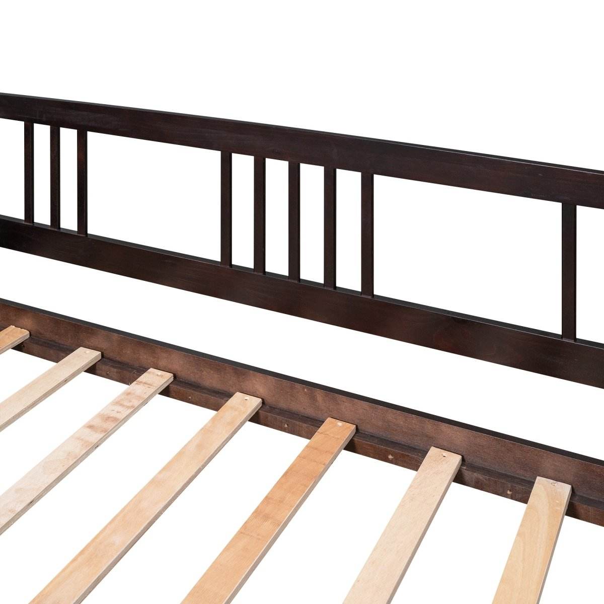 Twin Size Solid Wood Daybed With Two Drawers - Sleep Galleria