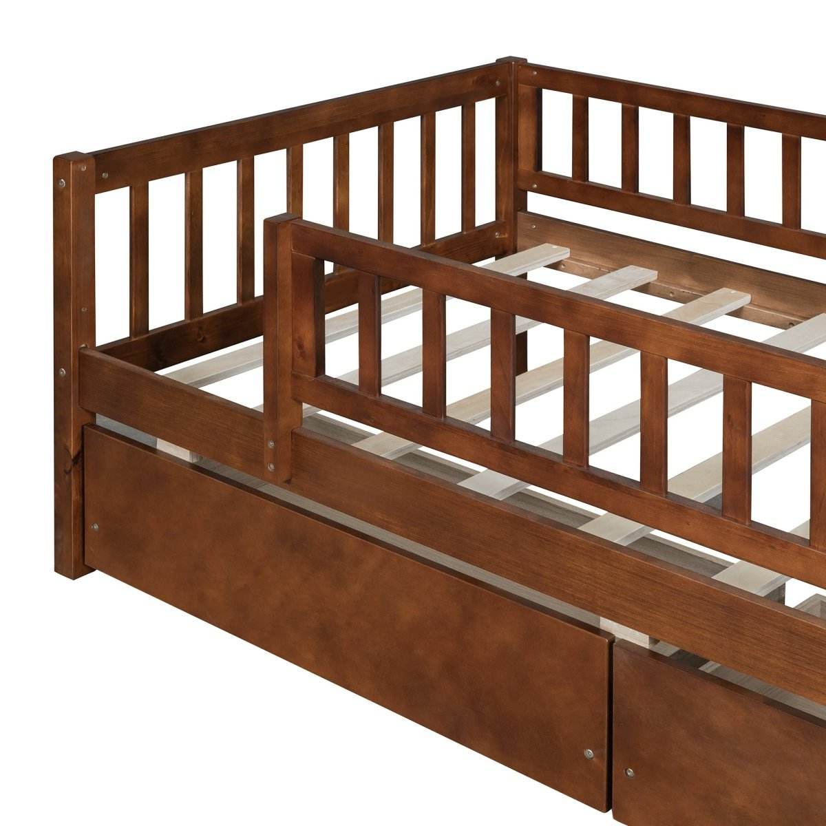 Twin Solid Wood Daybed With Two Spacious Drawers - Sleep Galleria