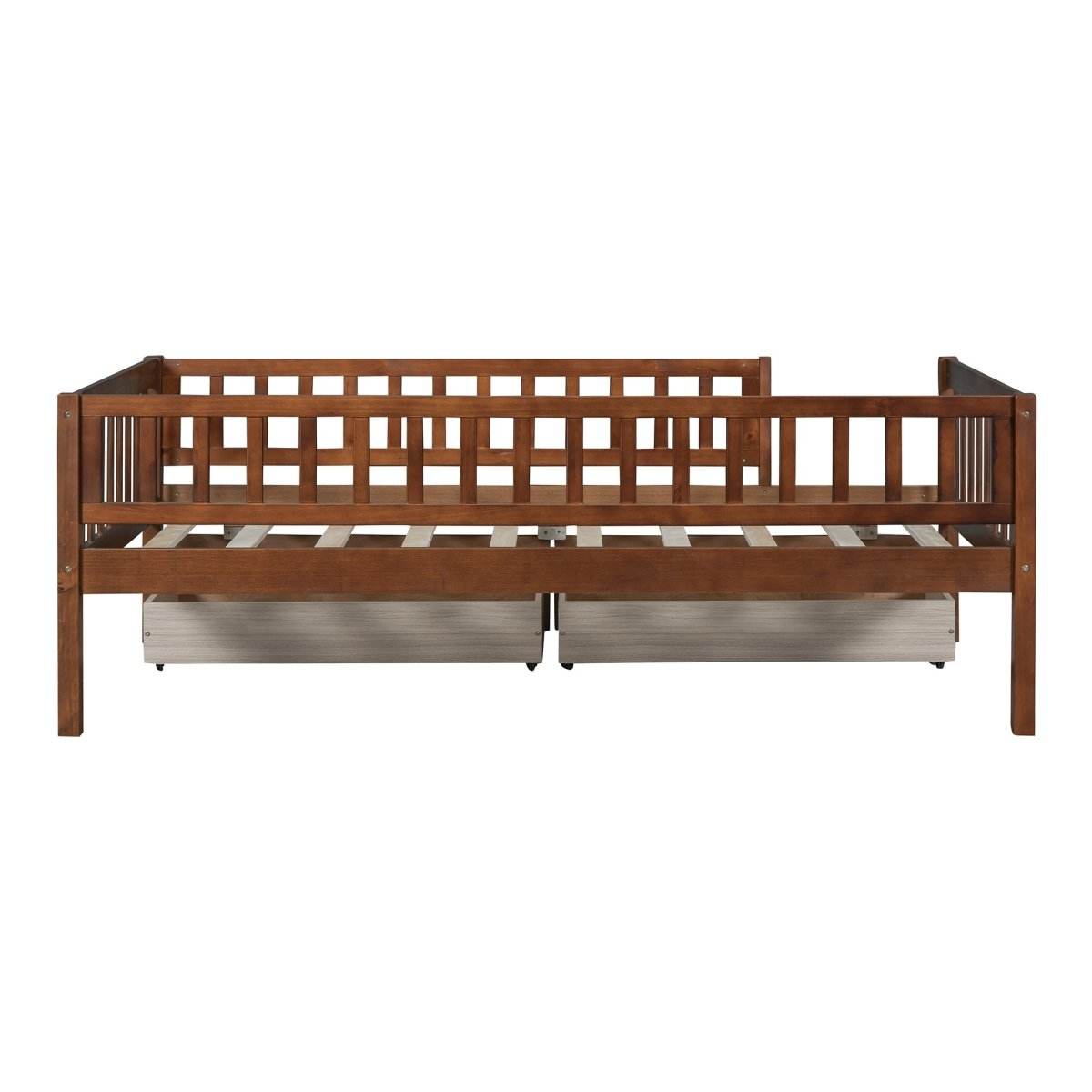 Twin Solid Wood Daybed With Two Spacious Drawers - Sleep Galleria