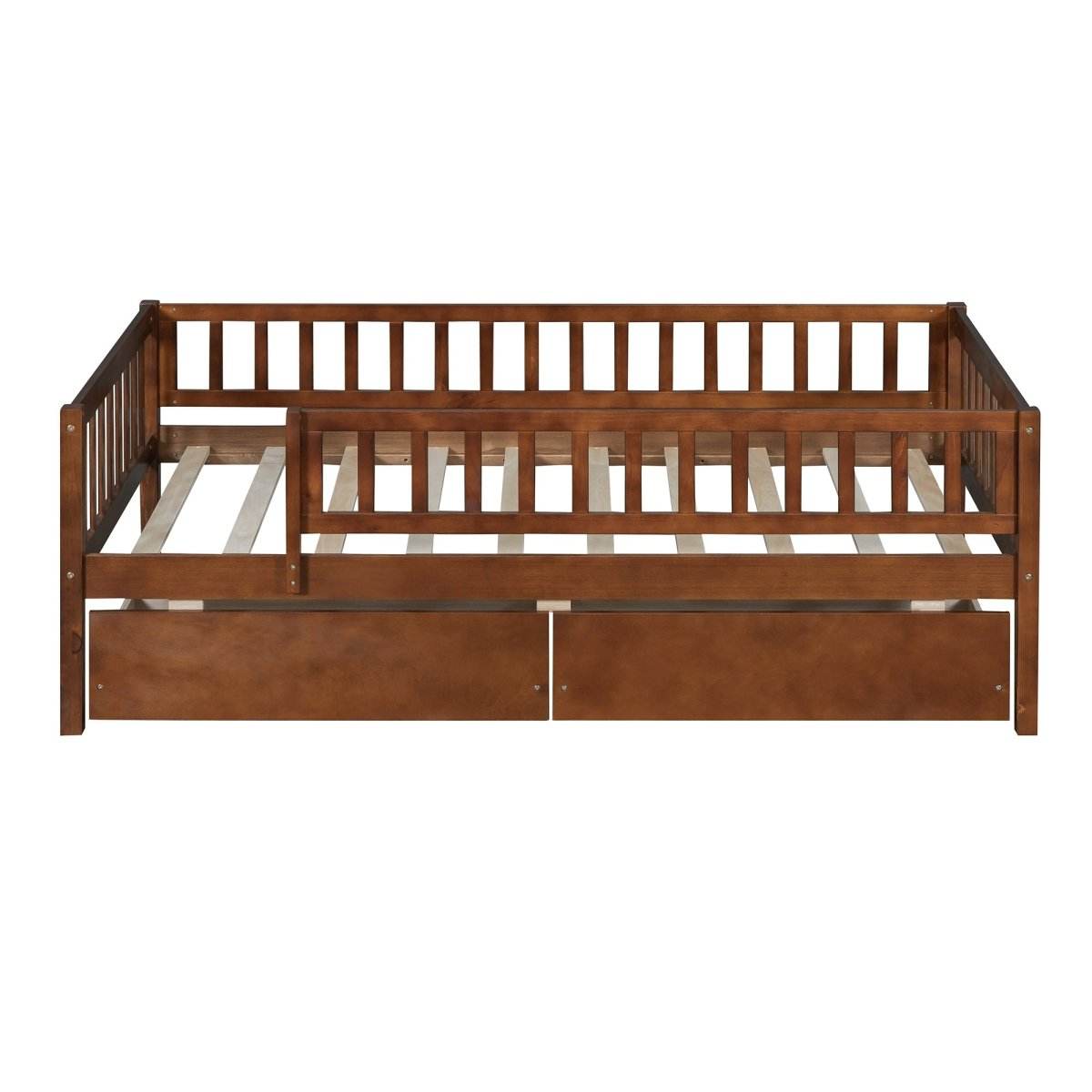 Twin Solid Wood Daybed With Two Spacious Drawers - Sleep Galleria