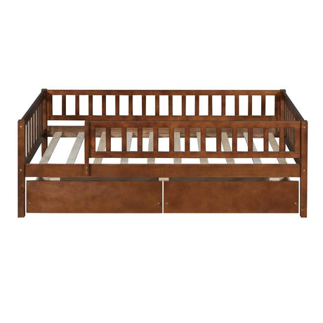 Twin Solid Wood Daybed With Two Spacious Drawers - Sleep Galleria