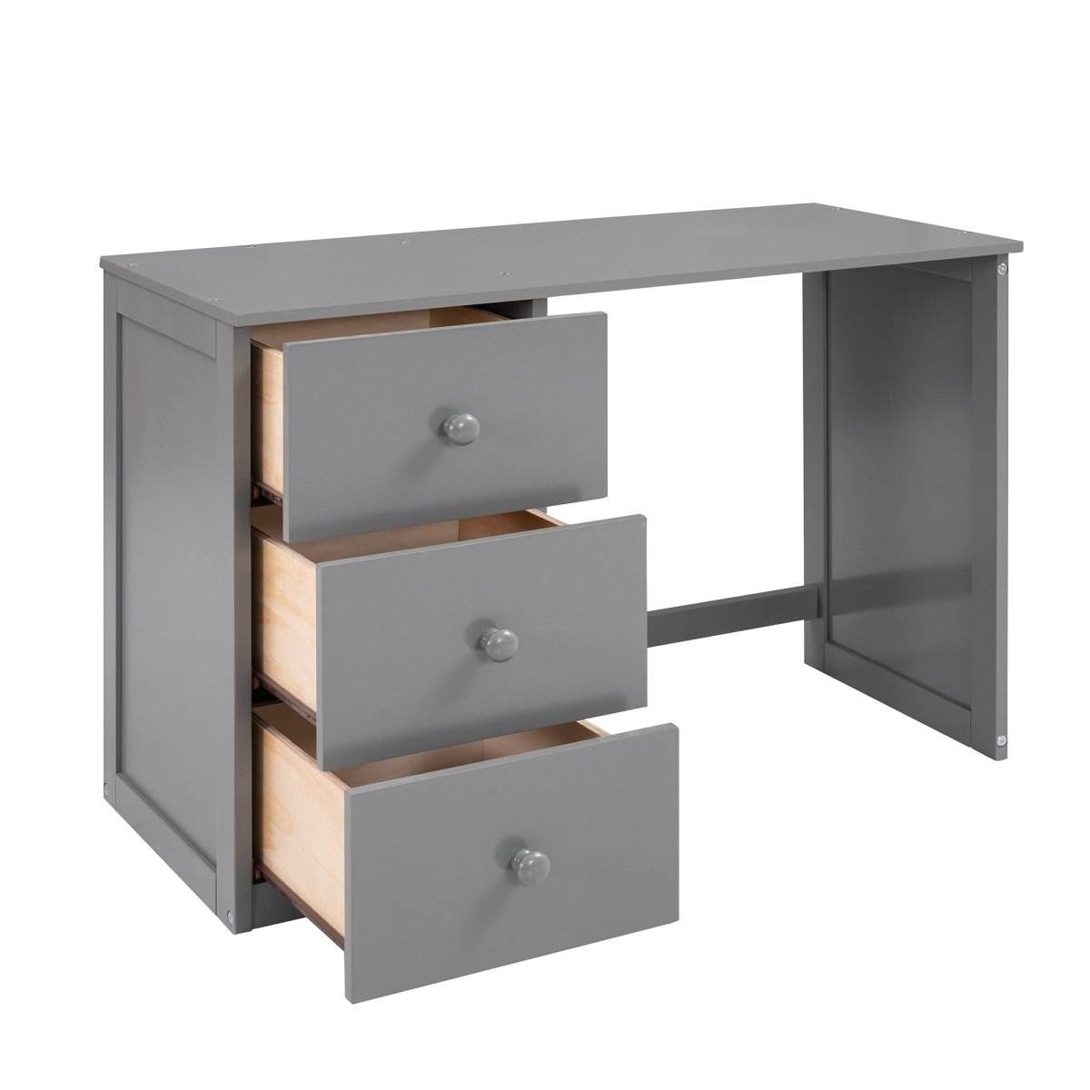 Twin Solid Wood Loft Bed With Drawers Desk Wardrobe - Sleep Galleria