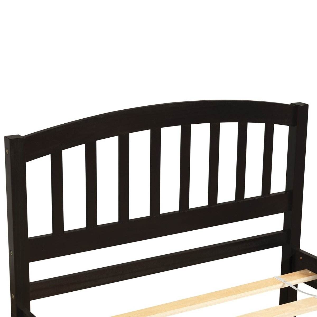 Twin Solid Wood Platform Bed Frame With Trundle - Sleep Galleria