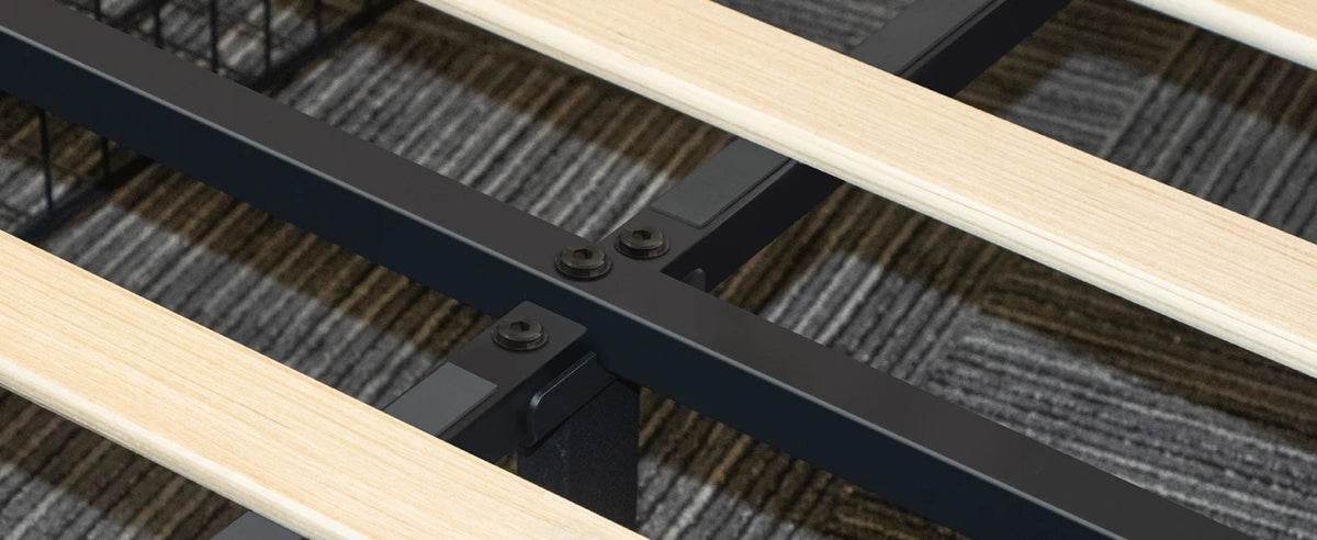 Velvet Upholstered Platform Bed Frame With Storage Drawers - Omega Lifestyles