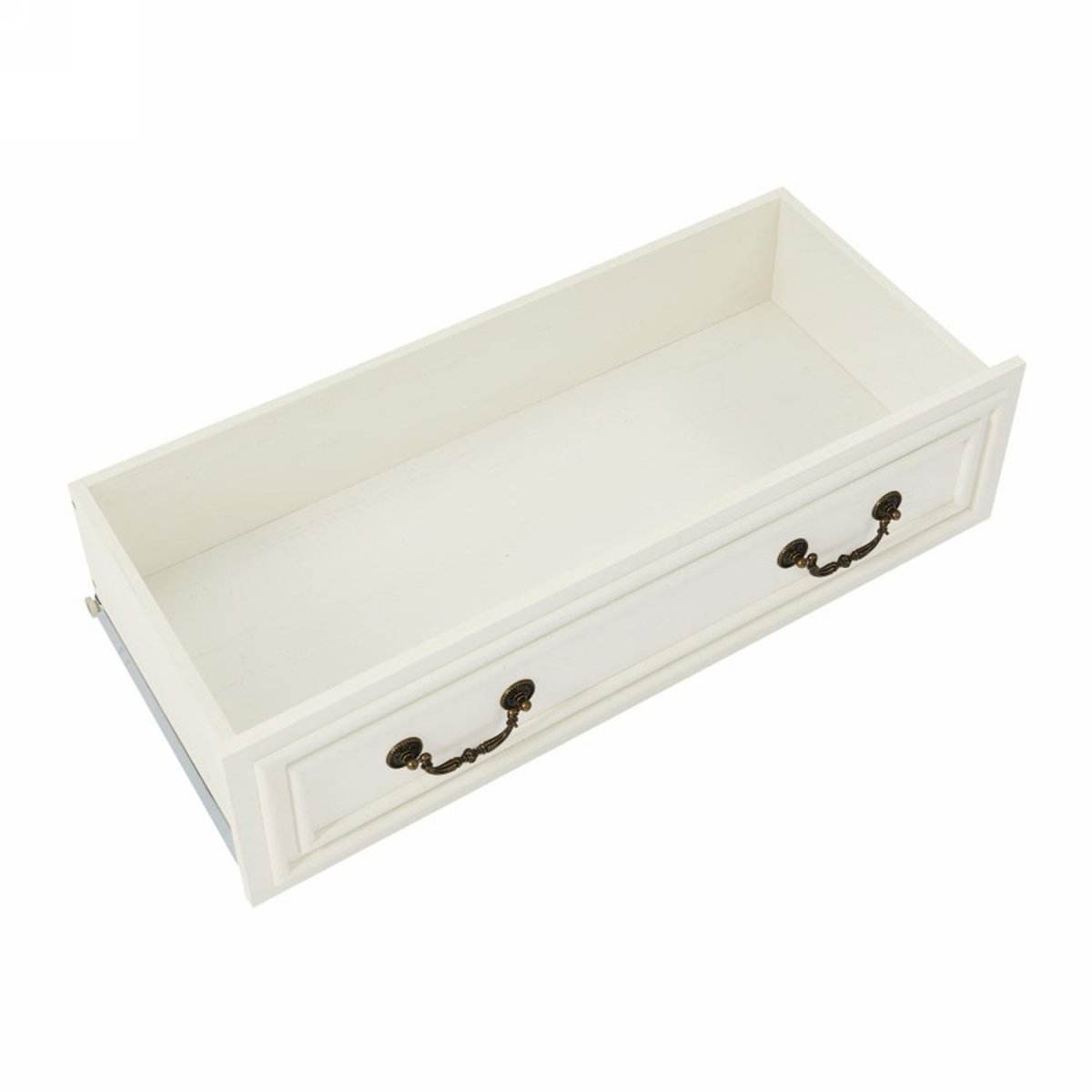 Vintage White 5-Drawer Engineered Wood Dresser - Sleep Galleria