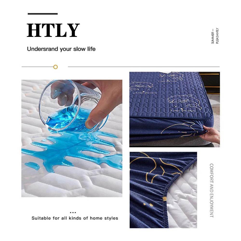 Waterproof Thickened Mattress Pad Protector Cover - Sleep Galleria