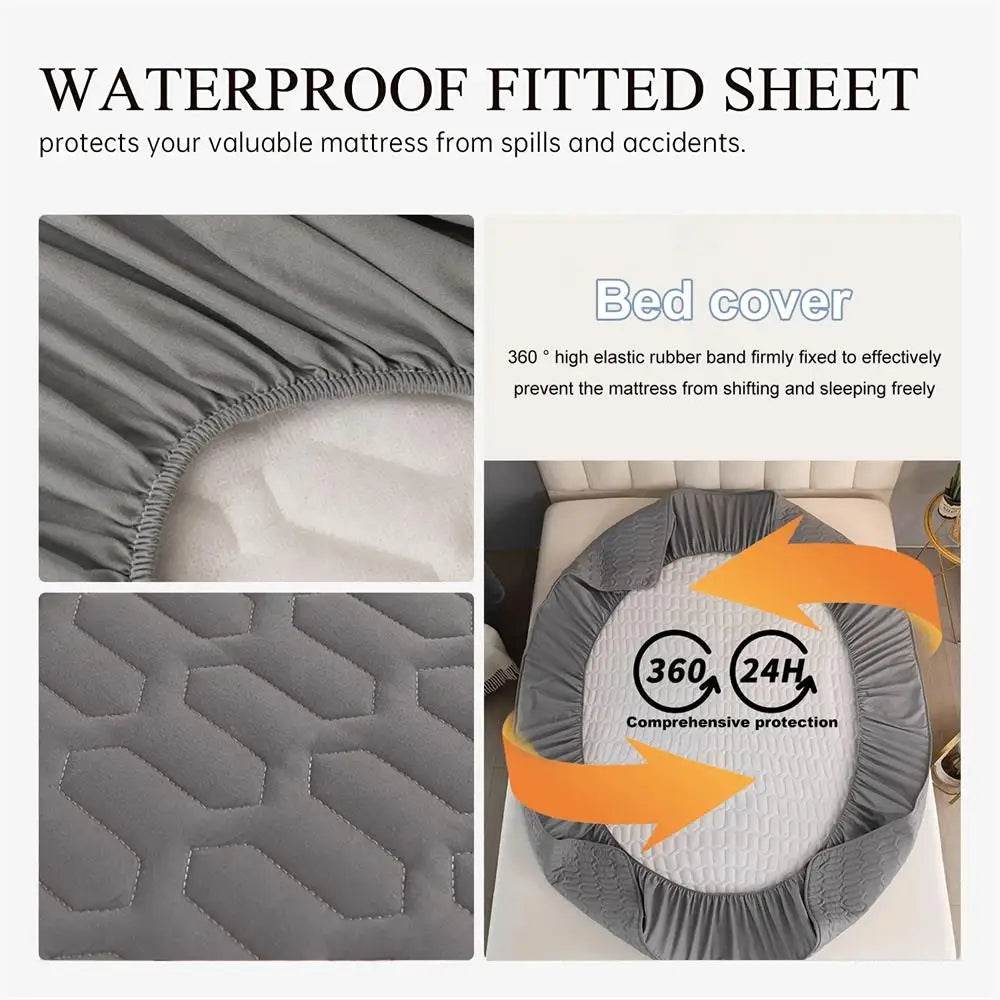 Waterproof Thickened Mattress Pad Protector Cover - Sleep Galleria