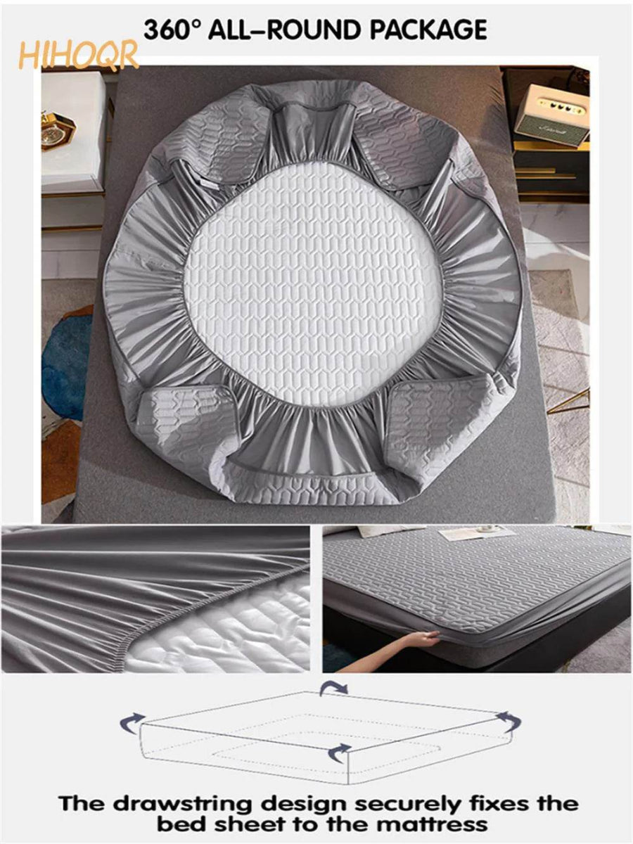Waterproof Thickened Mattress Pad Protector Cover - Sleep Galleria