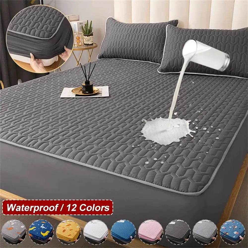 Waterproof Thickened Mattress Pad Protector Cover - Sleep Galleria