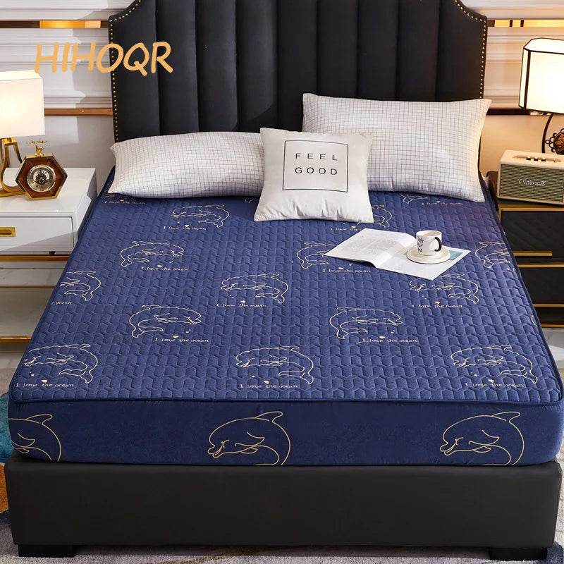 Waterproof Thickened Mattress Pad Protector Cover - Sleep Galleria
