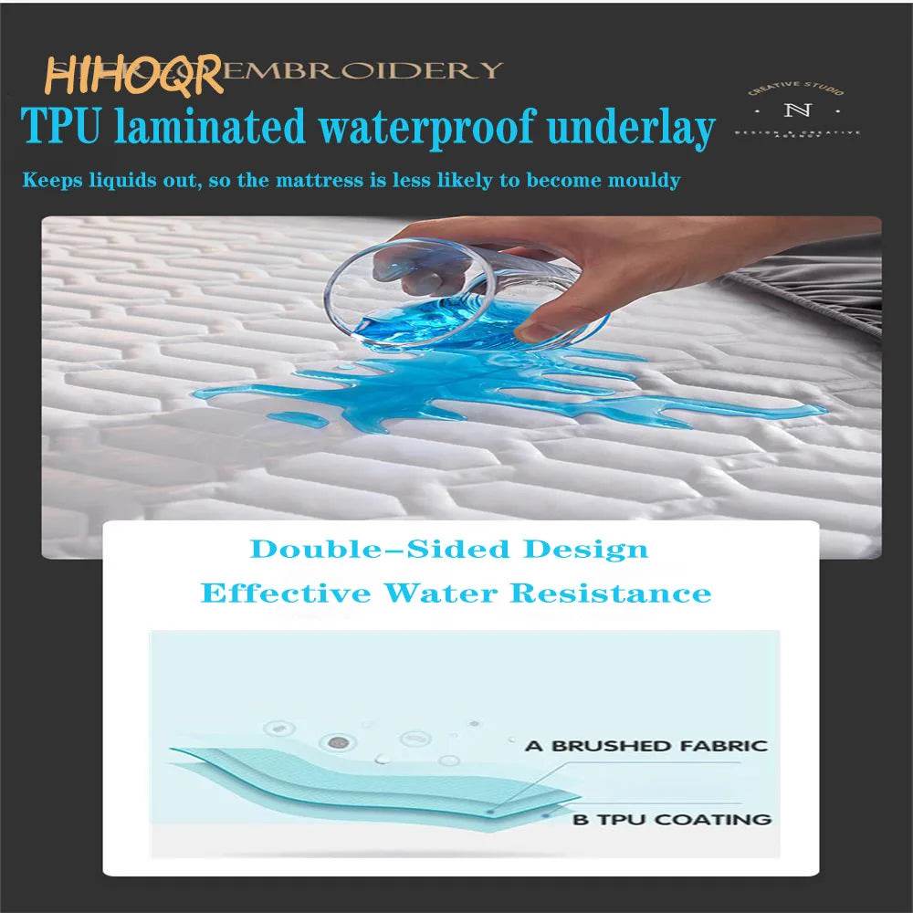 Waterproof Thickened Mattress Pad Protector Cover - Sleep Galleria