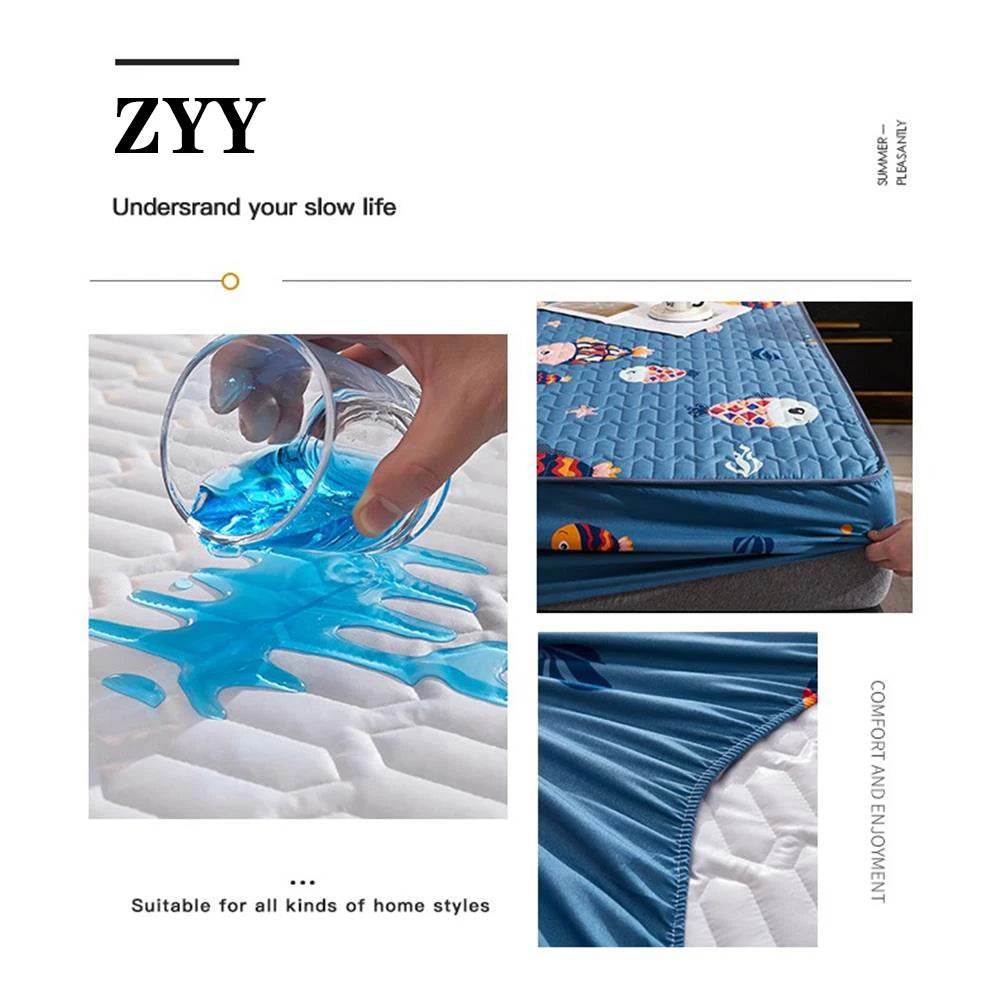 Waterproof Thickened Mattress Pad Protector Cover - Sleep Galleria