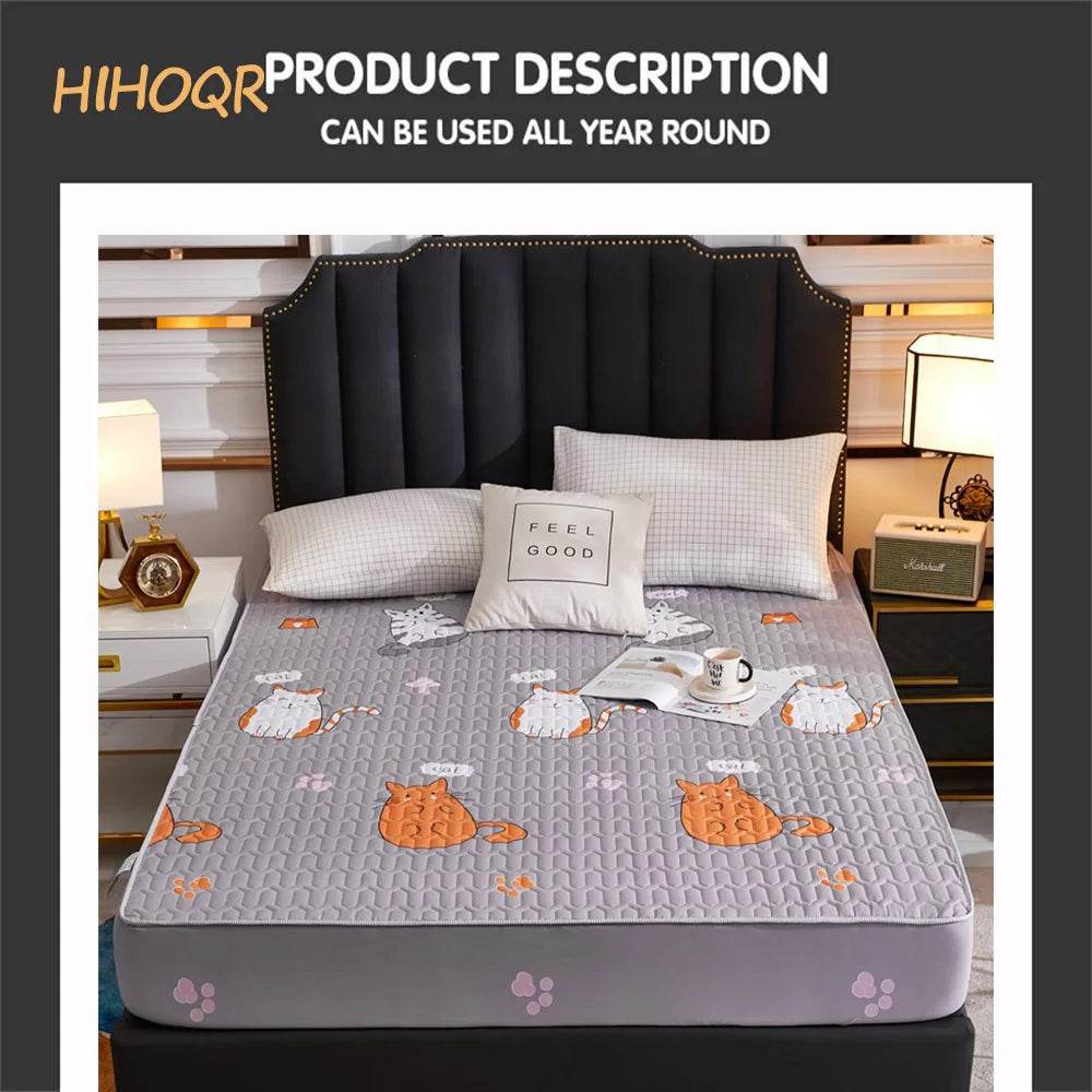 Waterproof Thickened Mattress Pad Protector Cover - Sleep Galleria