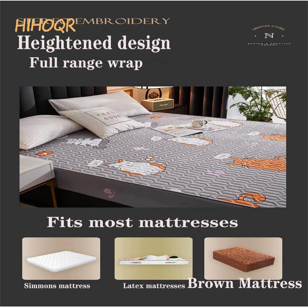 Waterproof Thickened Mattress Pad Protector Cover - Sleep Galleria