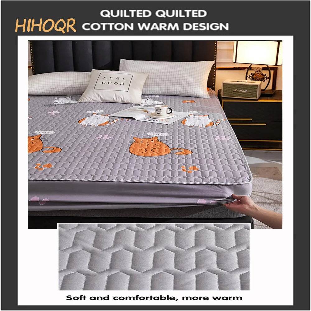 Waterproof Thickened Mattress Pad Protector Cover - Sleep Galleria