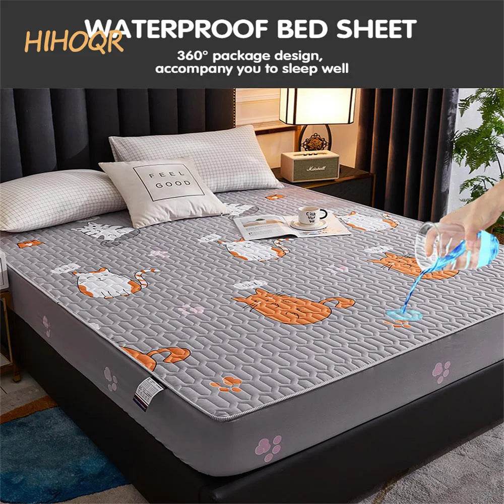 Waterproof Thickened Mattress Pad Protector Cover - Sleep Galleria