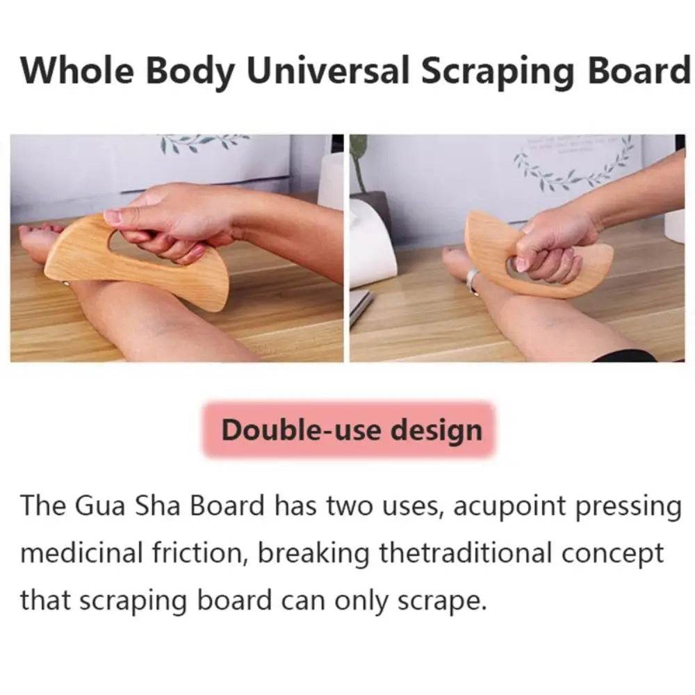 Wooden Beech Gua Sha Massage Scraping Tool - Sleep Galleria