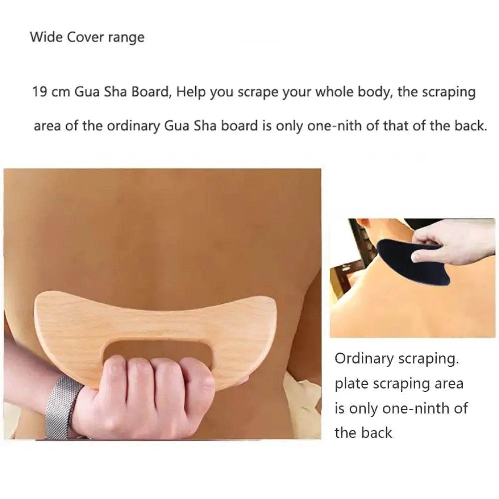 Wooden Beech Gua Sha Massage Scraping Tool - Sleep Galleria