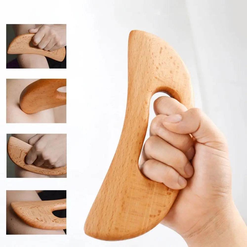 Wooden Beech Gua Sha Massage Scraping Tool - Sleep Galleria