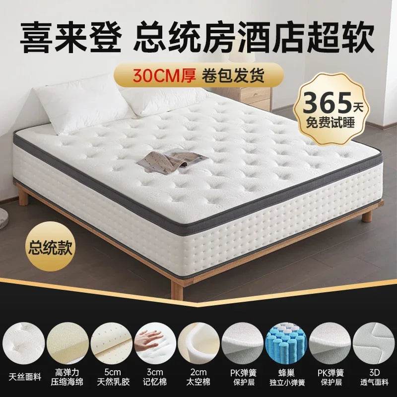 11-Inch Latex Hybrid Mattress Moderate Firmness - Sleep Galleria