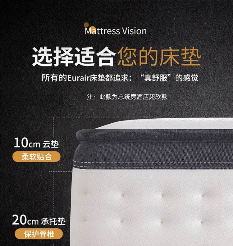 11-Inch Latex Hybrid Mattress Moderate Firmness - Sleep Galleria