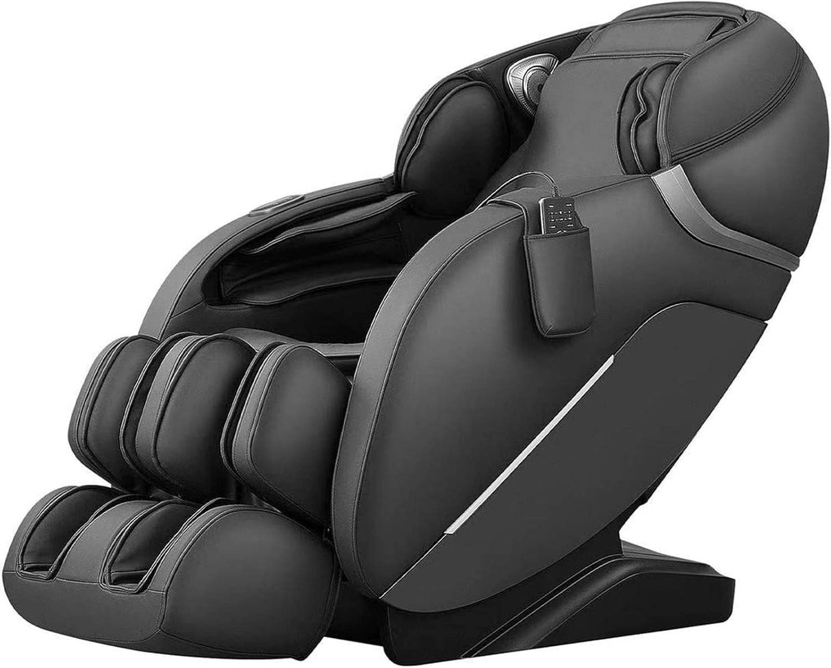 2025 A303 Massage Chair Irest System, Full Body with Heat, Zero Gravity, SL Track Shiatsu Recliner with Automatic Body Scan, Footrest Calfrest Exntension (Black)