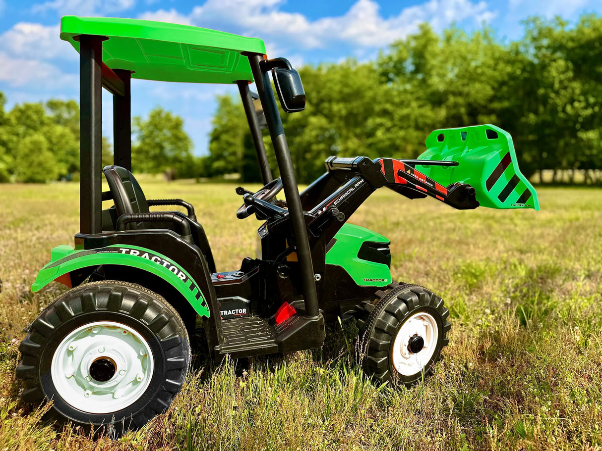 24V Kids Ride On Pedal Tractor With Remote Control - Omega Lifestyles