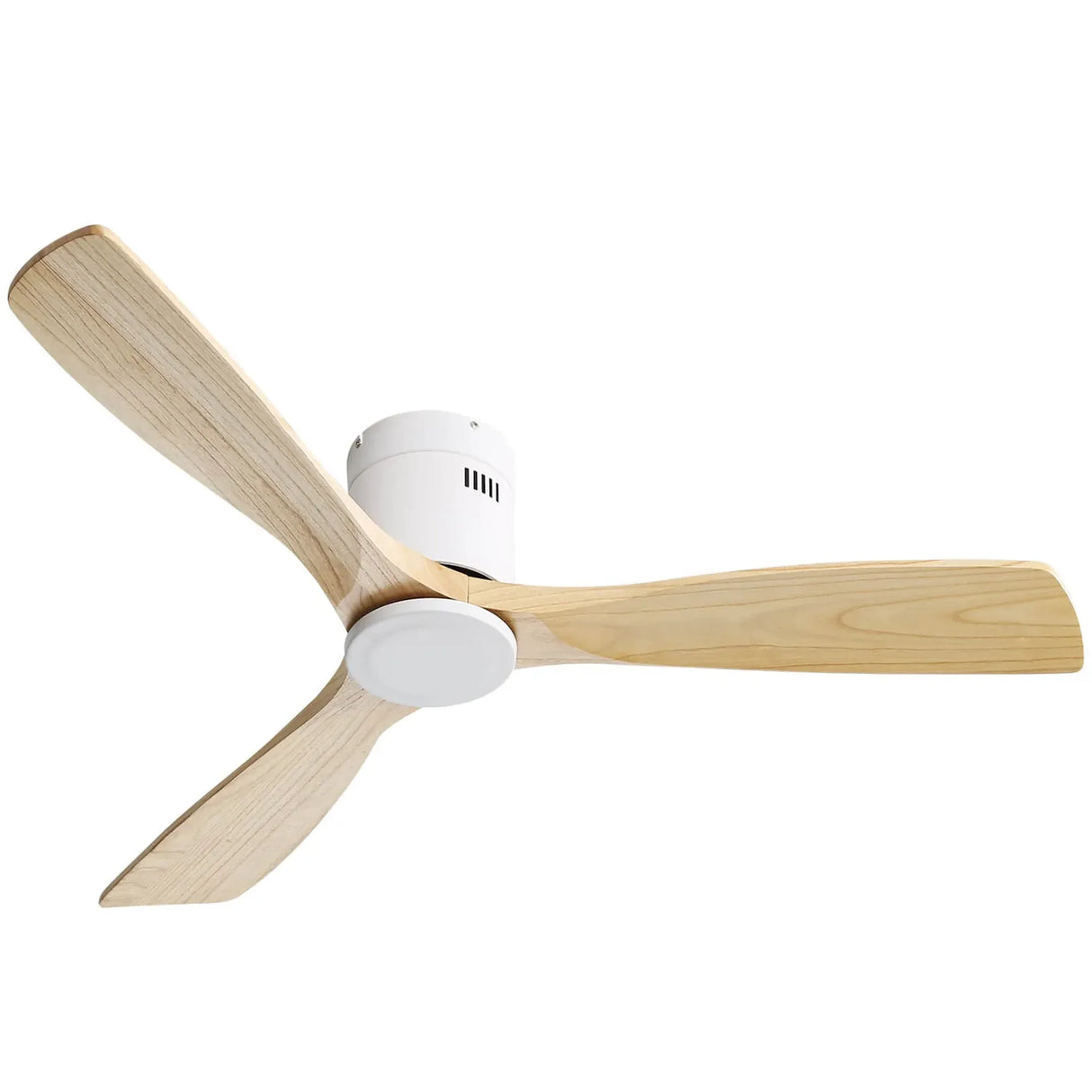 52-Inch Modern Wooden Ceiling Fan With Remote Control - Omega Lifestyles