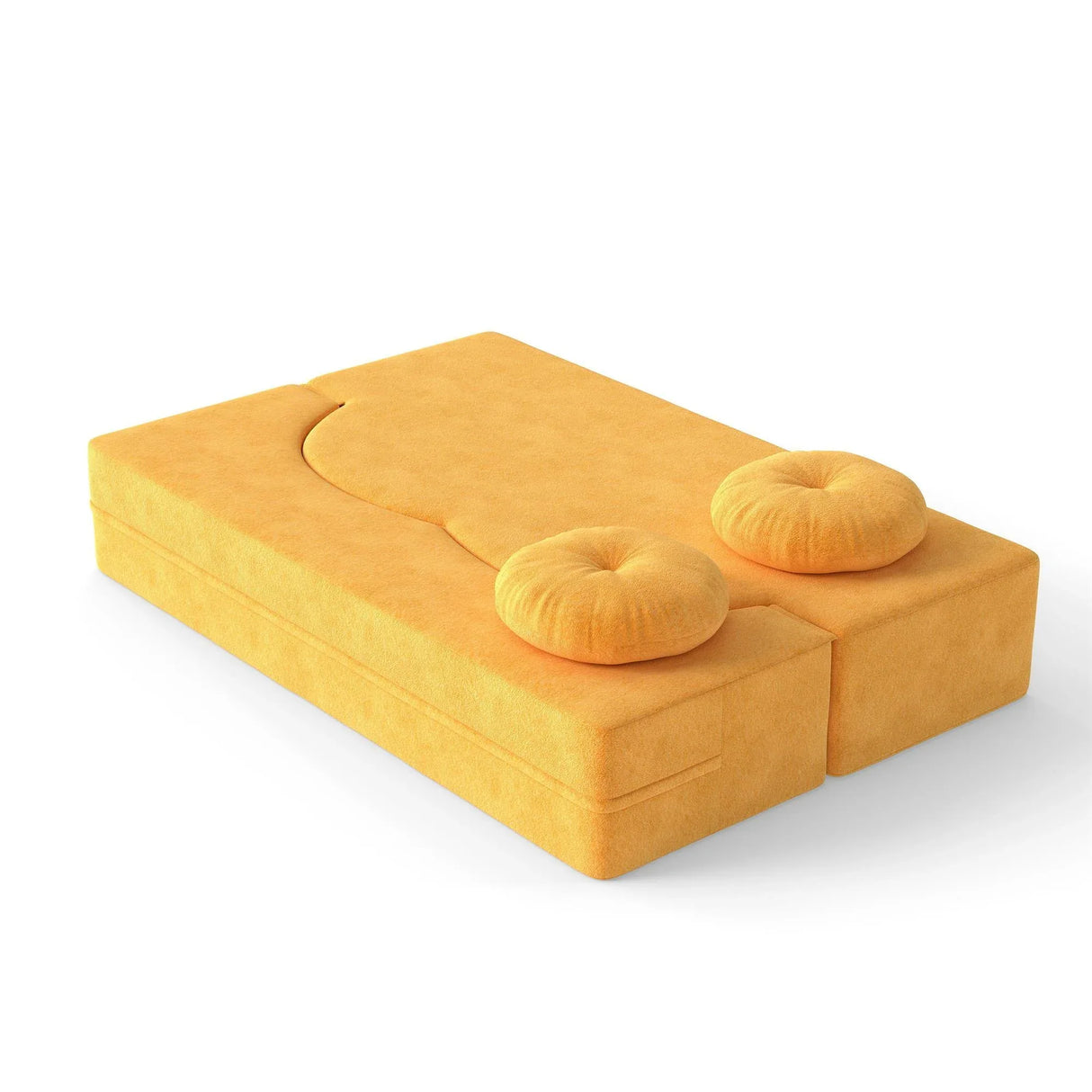 Foam Folding Twin Sleeper Sofa Bed With Pillow - Omega Lifestyles