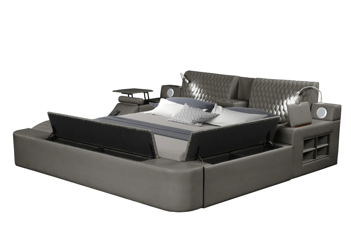 Remote-Controlled Massage Chaise Lounge Bed Frame - Omega Lifestyles