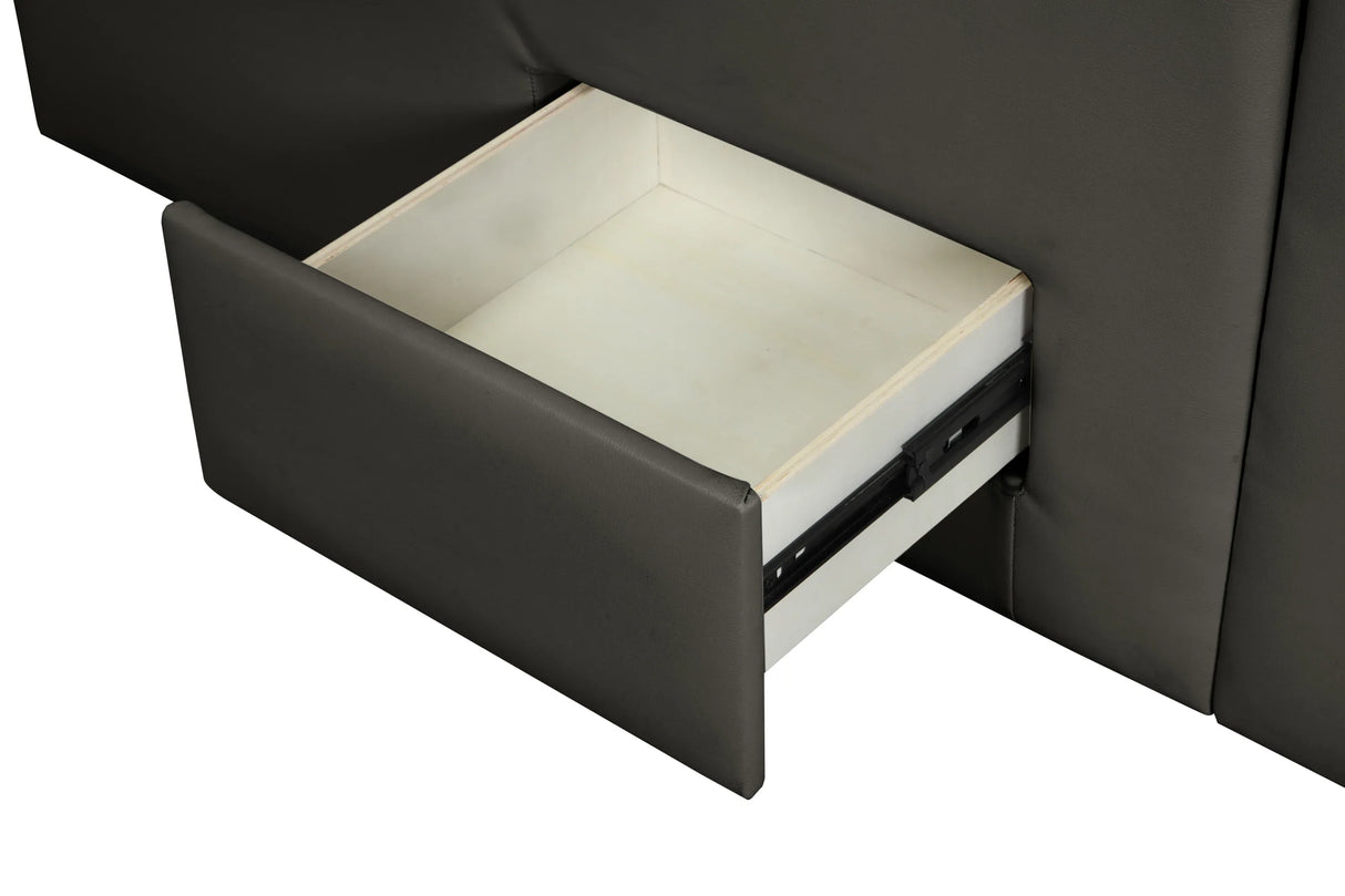 Remote-Controlled Massage Chaise Lounge Bed Frame - Omega Lifestyles