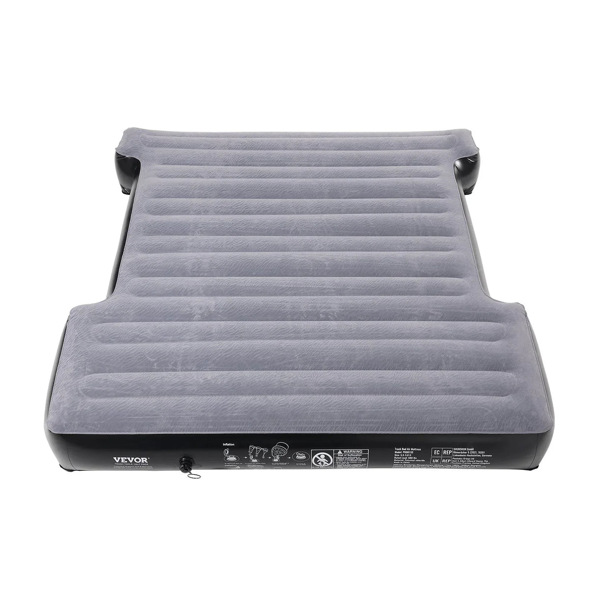 Full Size Truck Bed Inflatable Air Mattress With Pump - Omega Lifestyles