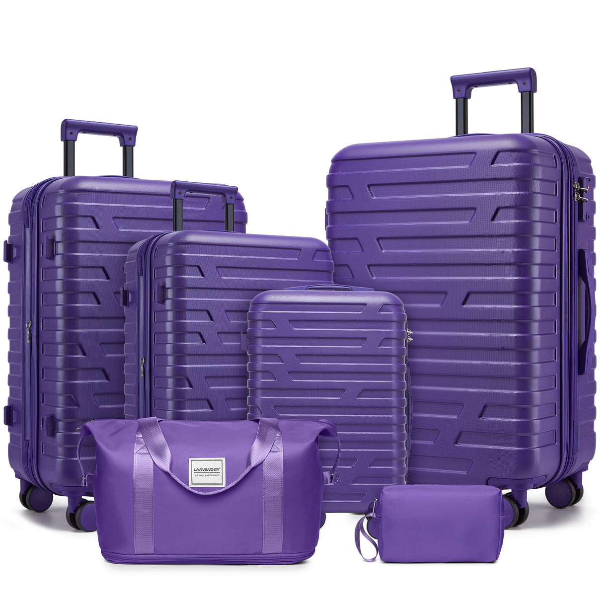 Expandable 6-Piece Hardshell TSA Lock Luggage Set