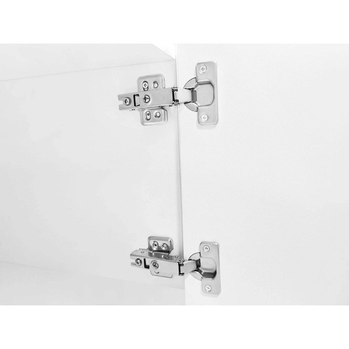 White Modern LED Light Particle Board TV Stand - Sleep Galleria