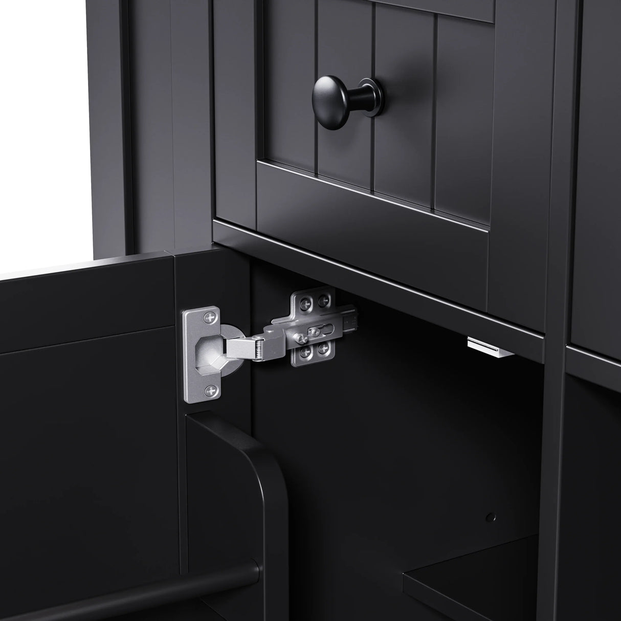 Large Kitchen Island Storage Cart With Bar Stools and Power Outlet - Omega Lifestyles