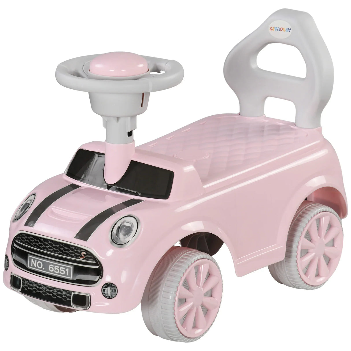 Toddler Ride-On Car With Horn And Steering Wheel - Omega Lifestyles