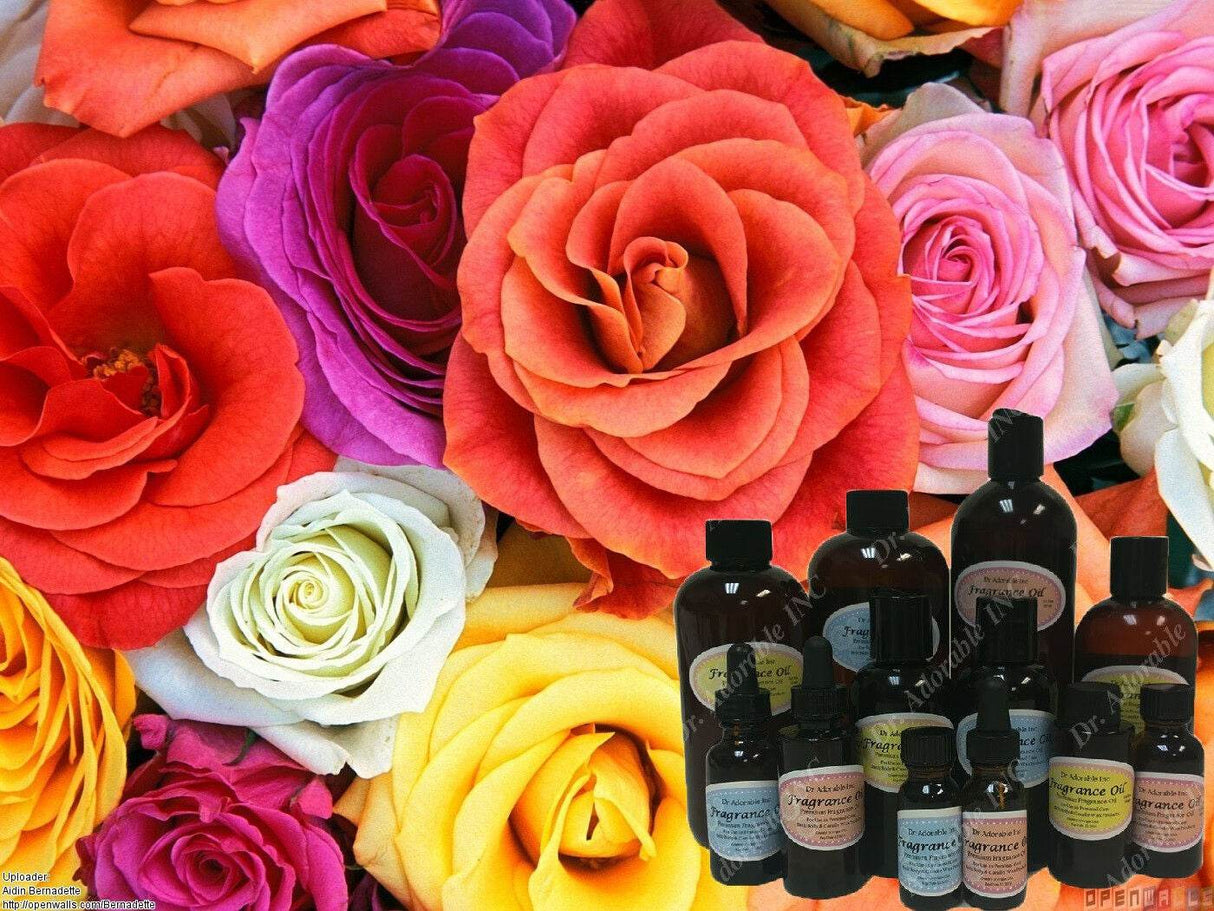ROSE GARDEN PURE UNCUT FRAGRANCE OIL 0.6Oz 1Oz 2Oz 4 Oz up to 16Oz Free Shipping