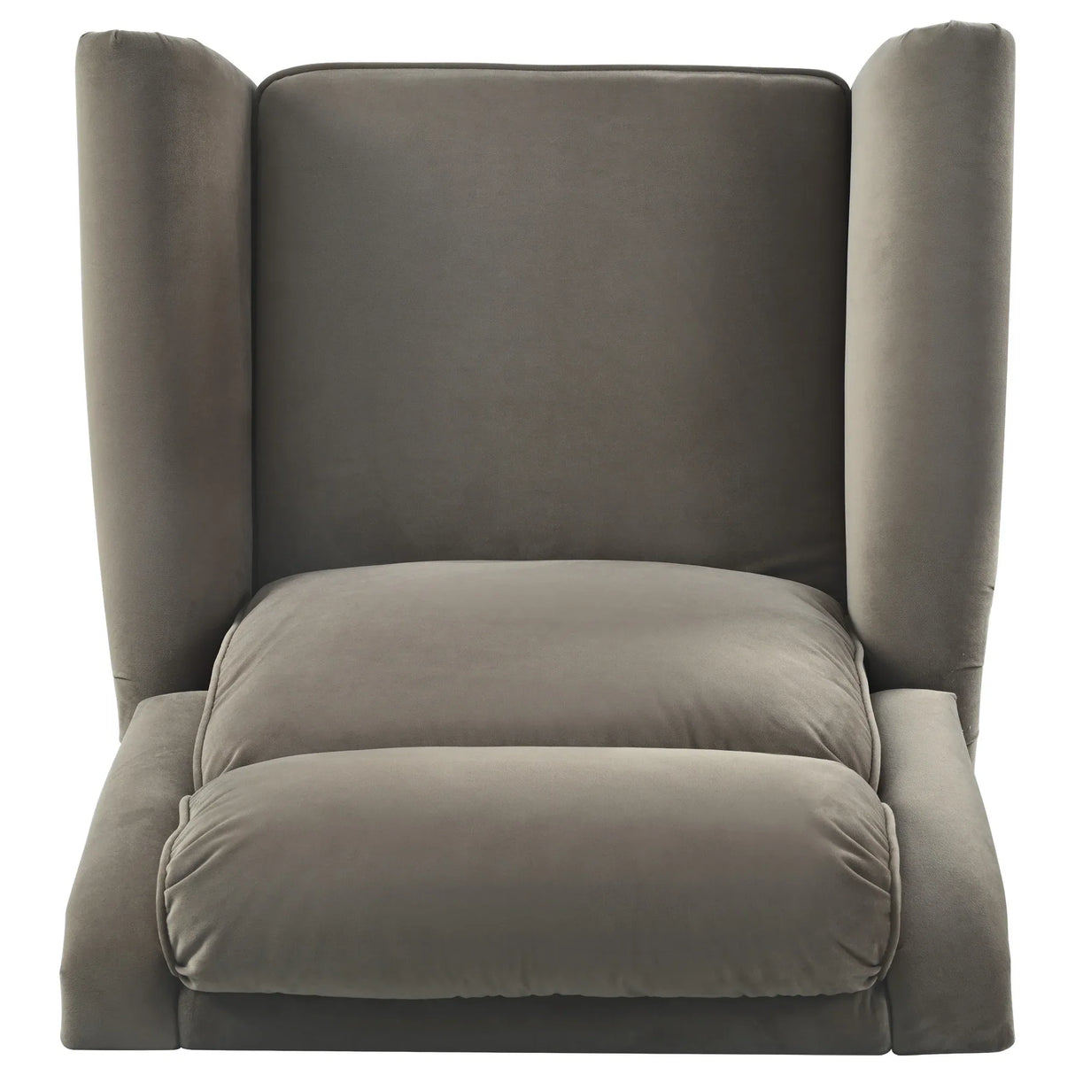 Light Brown Velvet 360° Swivel Adjustable Backrest Recliner - Omega Lifestyles