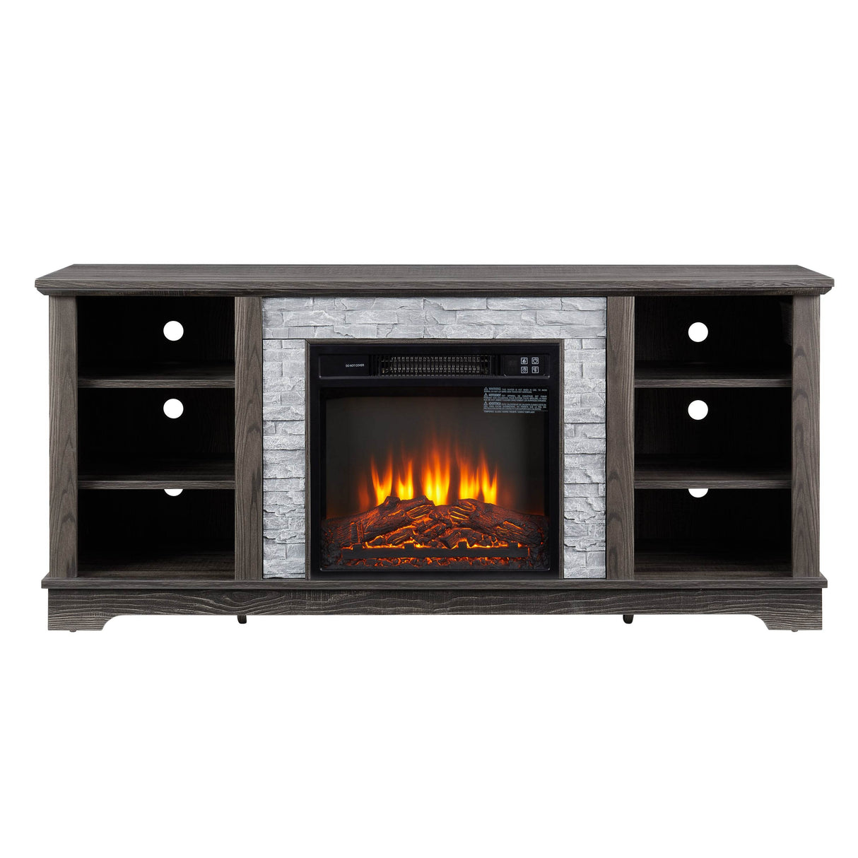 Electric Fireplace TV Media Stand With Storage - Sleep Galleria