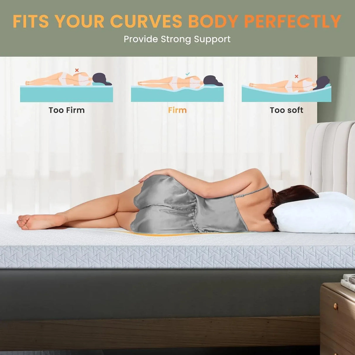Twin Extra Firm 3-Inch Cool Gel Memory Foam Mattress Topper - Omega Lifestyles