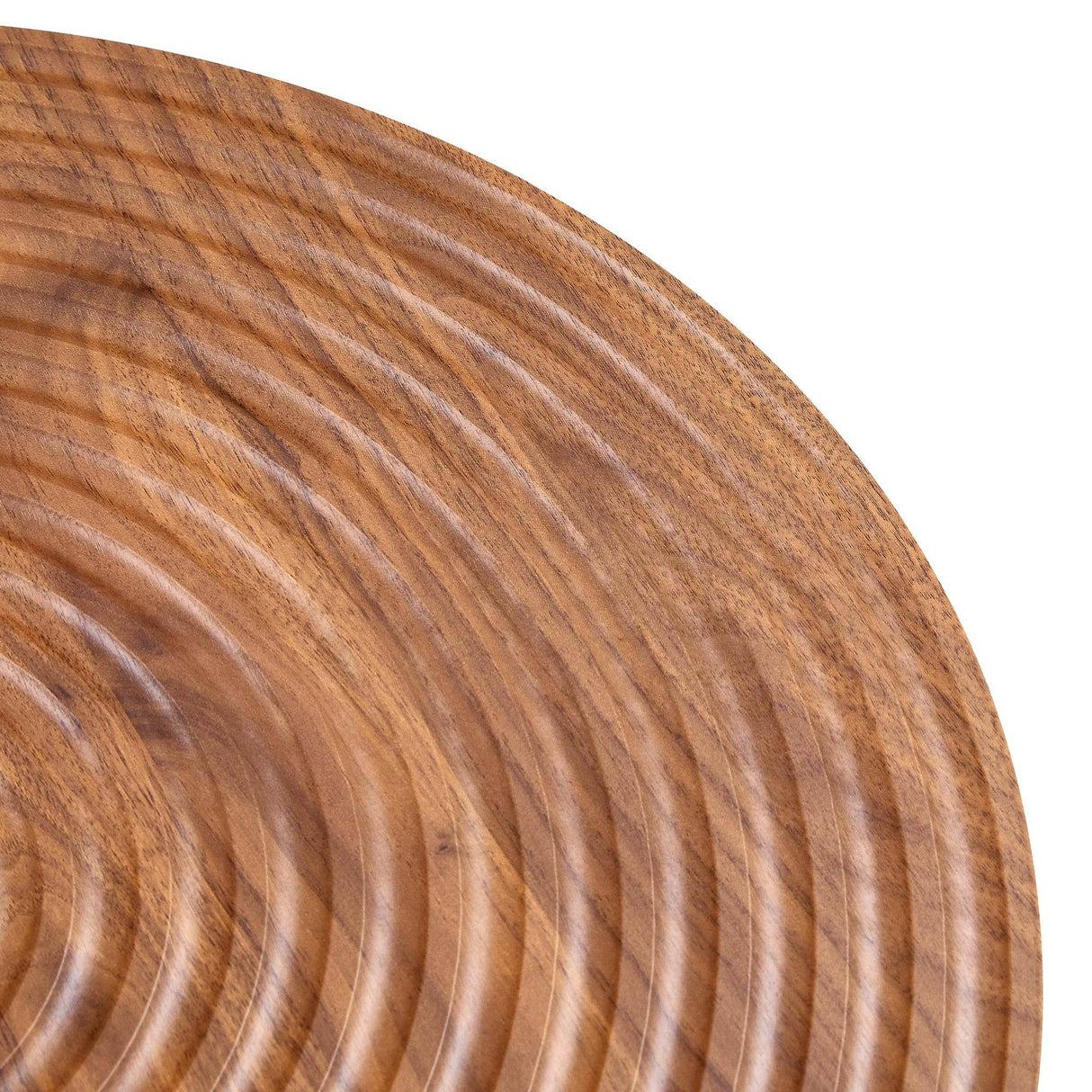 Natural Wood Grain Texture Round Coffee Table - Sleep Galleria
