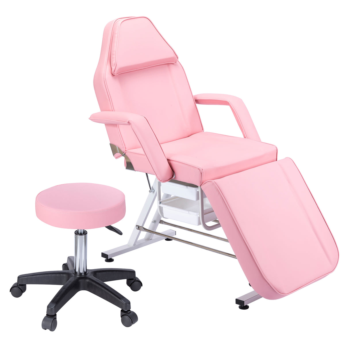 Multipurpose Adjustable Massage Tattoo Chair with Hydraulic Stool