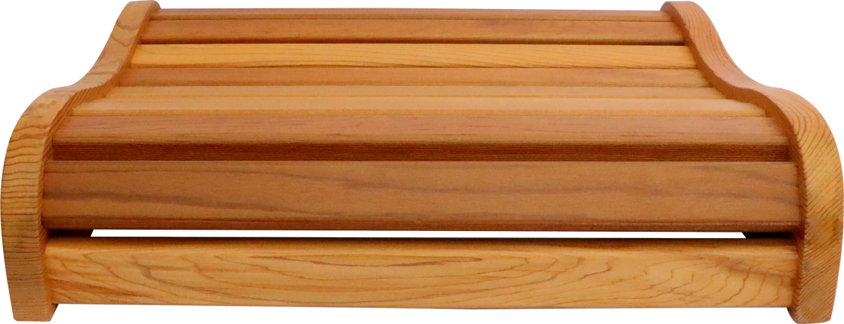 Ergonomic S-Shaped Solid Wood Sauna Backrest - Omega Lifestyles