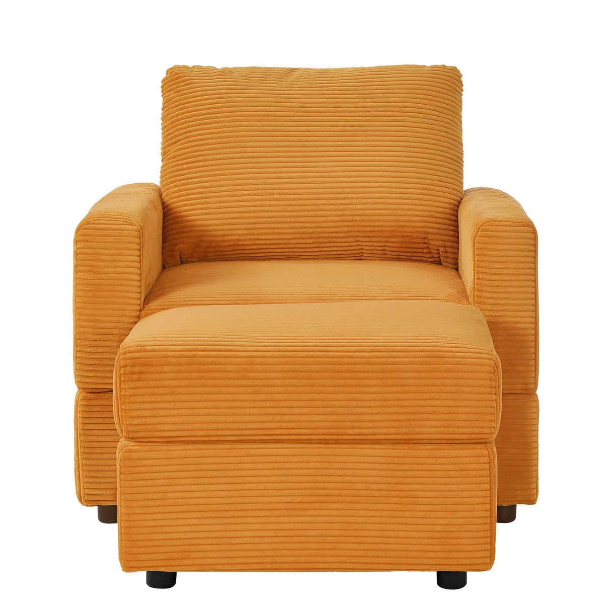 Corduroy Adjustable Chaise Lounge Sofa Chair - Sleep Galleria