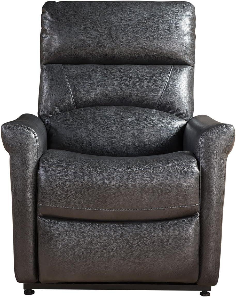Power Reclining Faux Leather Memory Foam Lift Chair - Omega Lifestyles
