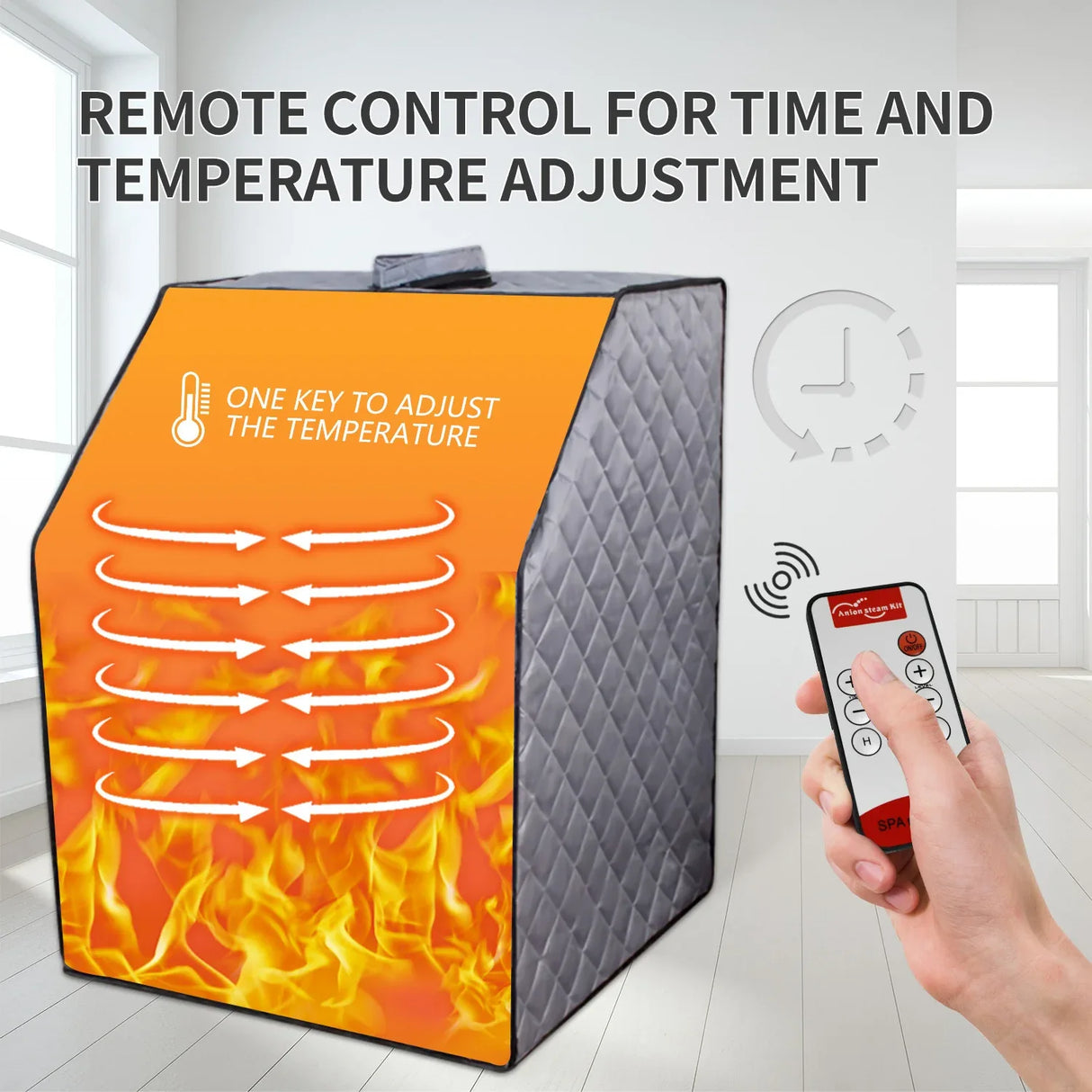 Portable Full-Size Steam Sauna Tent With Remote Control - Omega Lifestyles