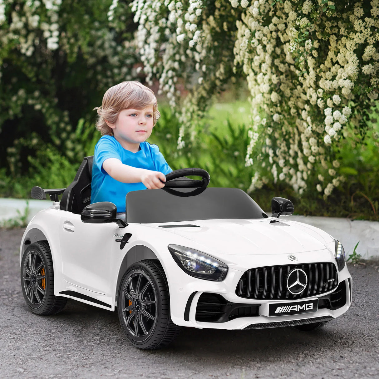 12V Mercedes-Benz AMG GTR Kids Ride On Car - Omega Lifestyles