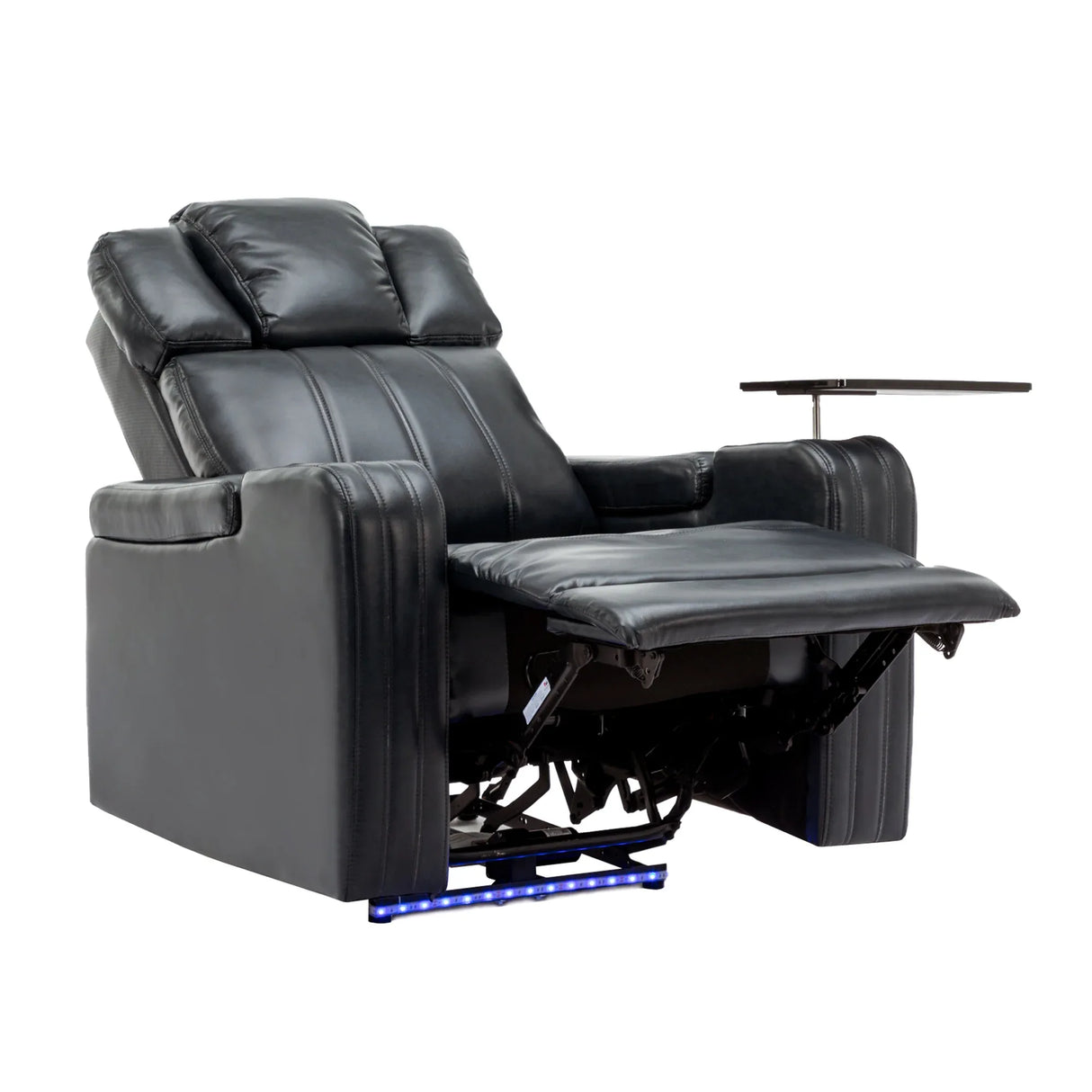 Power PU Leather Recliner Chair With Cooling Cup Holder - Omega Lifestyles
