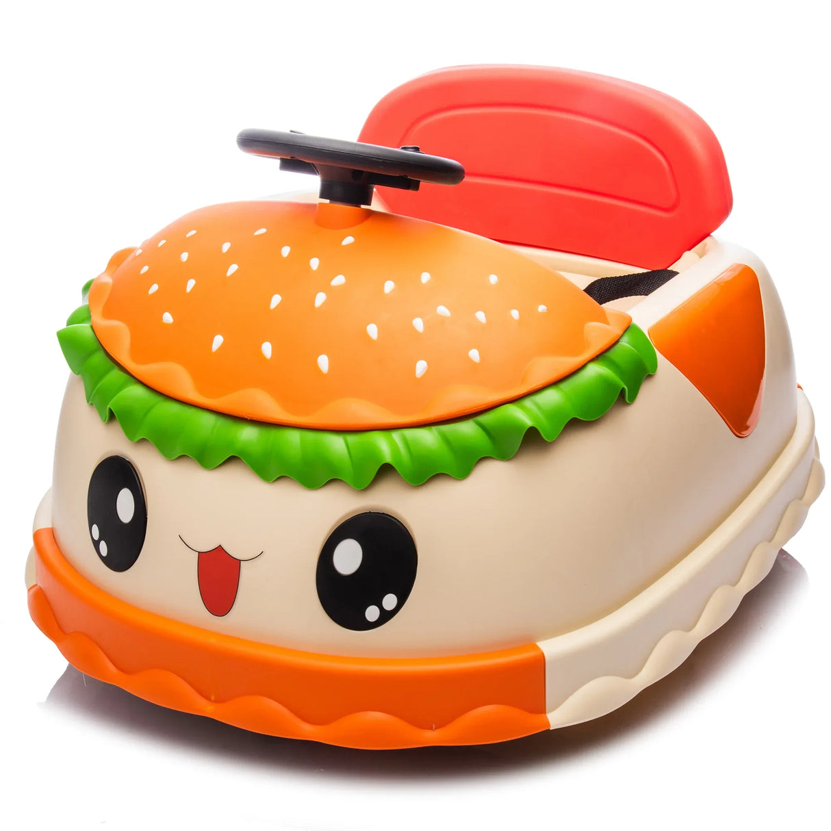 12V Kids Electric Ride-On Hamburger Car With Bluetooth - Omega Lifestyles