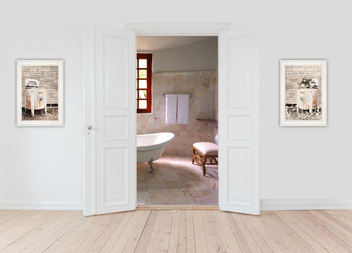 2-Piece Multicolor Paper Framed Wall Art Vignette Set - Omega Lifestyles